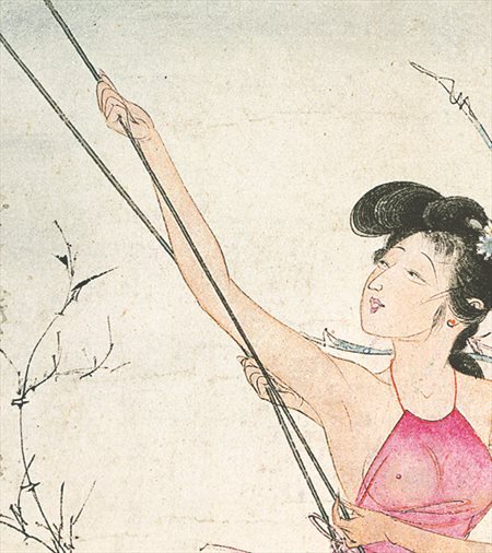 唐卡-胡也佛的仕女画和最知名的金瓶梅秘戏图